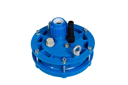 Оголовок композитный 114-127/32 (синий)