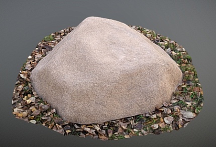 Камень D140/50 коричневый