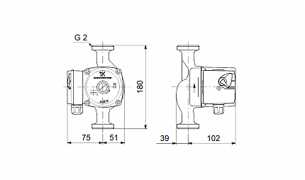 Насос  UPS 32-30  1x230V 50Hz Grundfos