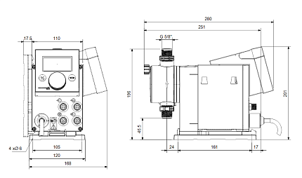 Цифровой дозировочный насос DDC 9-7 A-PP/E/C-F-31U2U2FG