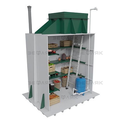 Погреб-К Земляк 3000х1500 (муфта 159)