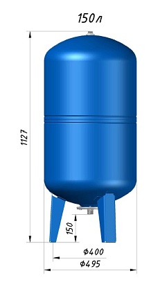 Гидроаккумулятор VODOS WTR 150 VERT