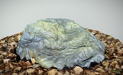 Камень Люкс-Лайт D80/30 серый