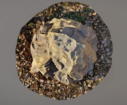 Камень Люкс D80/50 коричневый