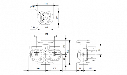 Насос  UPSD 32-50 F 1x230V 50Hz Grundfos