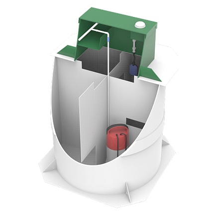 Септик АОС МАЛАХИТ NERO 40