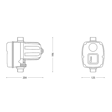 Пресс-контроль Italtecnica BRIO TANK (без кабеля)  230V 12A с манометроми и резервуаром для воды, с перезапуском
