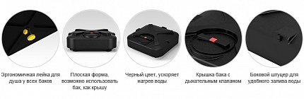 Бак для душа Rostok 150л