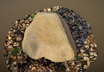 Камень D60/40 коричневый