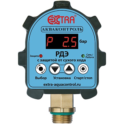 РДЭ-10-2,2 - Реле давления электронное Extra Акваконтроль (2,2кВт; 5%)