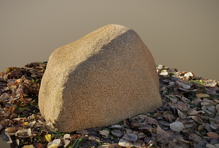 Камень D60/40 коричневый
