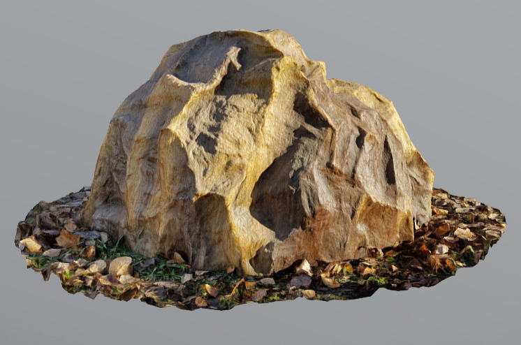 Декоративный камень Люкс D80/50 коричневый
