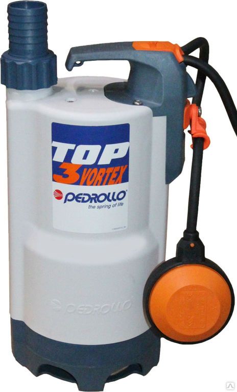 Погружной дренажный насос Pedrollo TOP 3 VORTEX для грязной воды