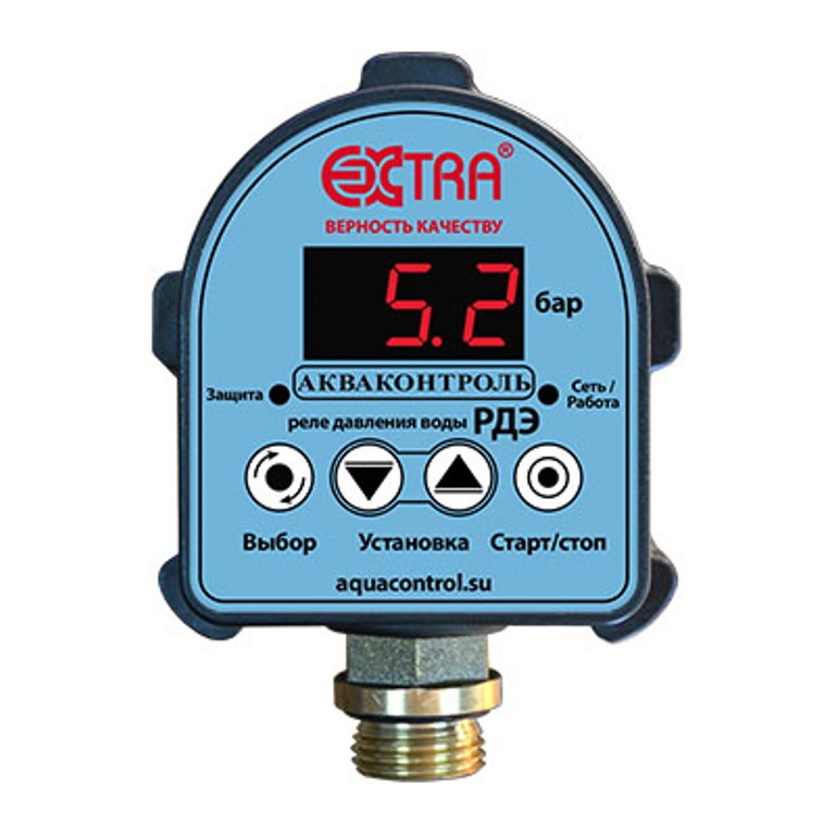 РДЭ - Реле давления воды электронное Extra Акваконтроль