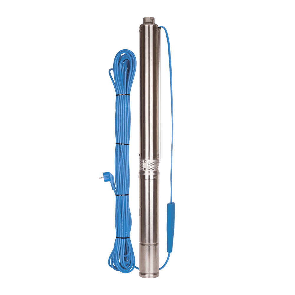 Скважинный насос Aquario ASP3E-65-75, встроенный конденсатор, кабель 50м